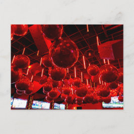 Rotes Weihnachtsfest Postkarte