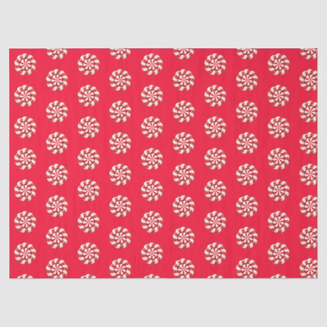 rotes Weihnachtstissuepapier Seidenpapier (Vorderseite)