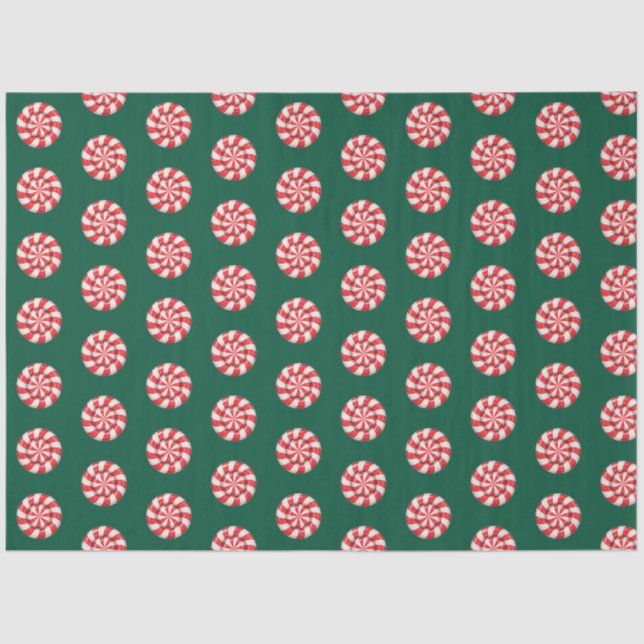 rotes Weihnachtstissuepapier Seidenpapier (Vorderseite)