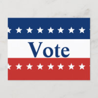 Rotes Weiß und Blau mit Sternen wählen