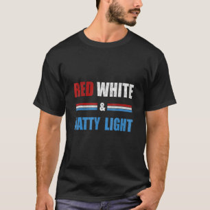 Rotes Weiß und Naturlicht für Bierfreude T-Shirt