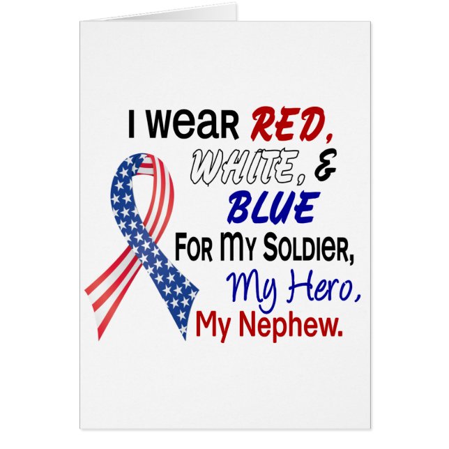 Rotes weißes Blau für meinen Neffeen (Vorne)