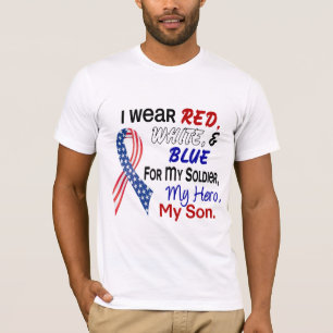 Rotes weißes Blau für meinen Sohn T-Shirt