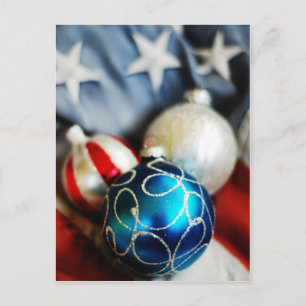 Rotes weißes u. blaues Weihnachten
