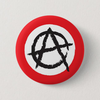 Rotes, weißes u. schwarzes button