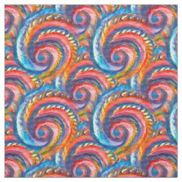 Rotes Wellenmuster Stoff