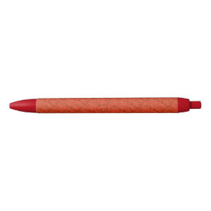 Rotes Whimsical Abstrakt Geometrisch Kugelschreiber