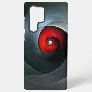 Rotes Wirbel-Künstlerisches modernes abstraktes Ku Samsung Galaxy Hülle