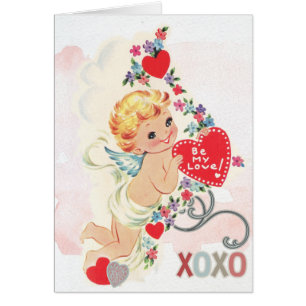 Rotes xoxo Herz des Liebeengels