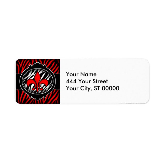 rotes Zebrasymbol (Vorne)