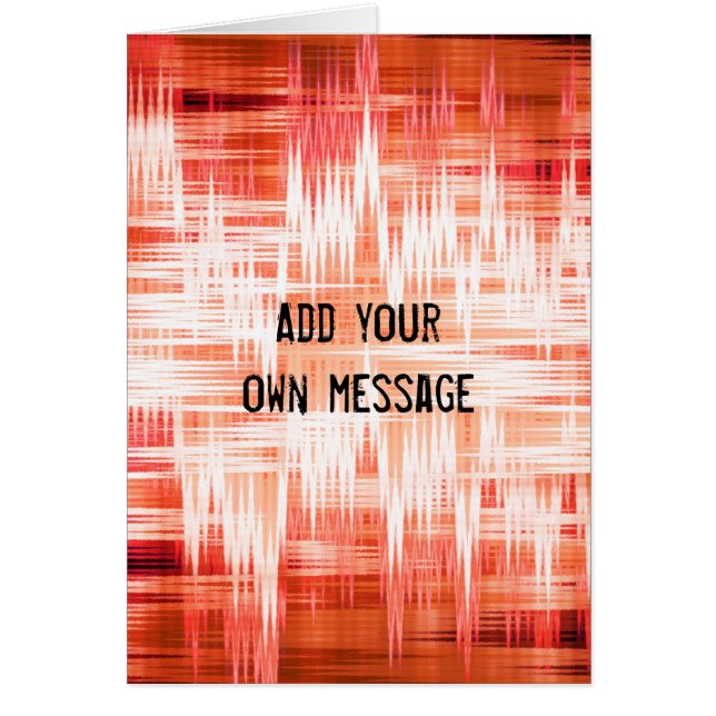 Rotes Zickzack-Muster (Vorne)