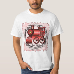 Rotes Zug T-Shirt