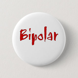 Rotes zweipoliges button