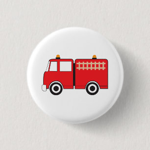 Rotfeuer-Lkw-Kinder Button
