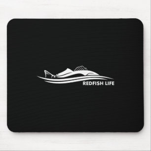 Rotfisch Leben Fliegenfischen Angeln Roter Trommle Mousepad