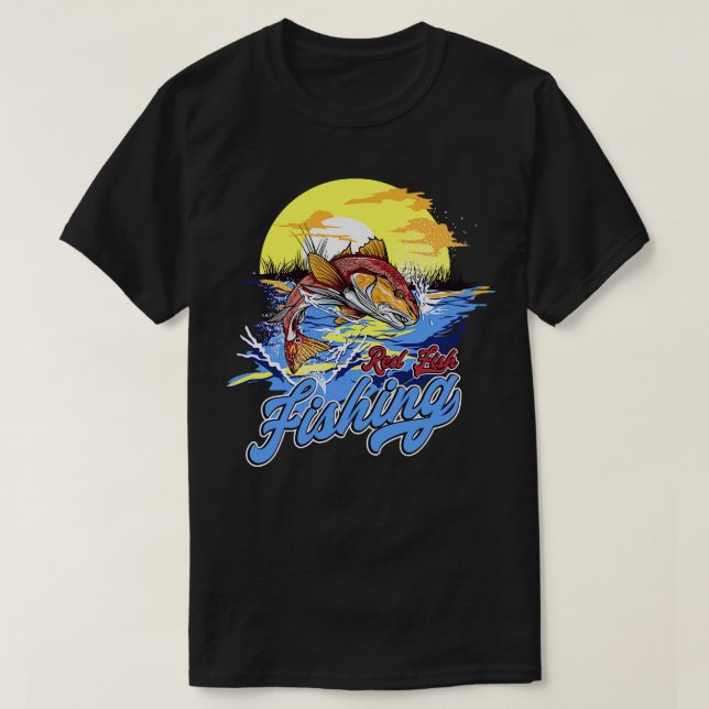 ROTFISCHFISCHEN T-Shirt (Design vorne)