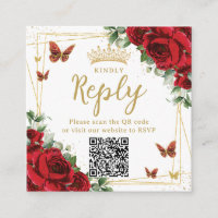 Rotfloralschmetterlinge Quinceanera UAWG QR Code