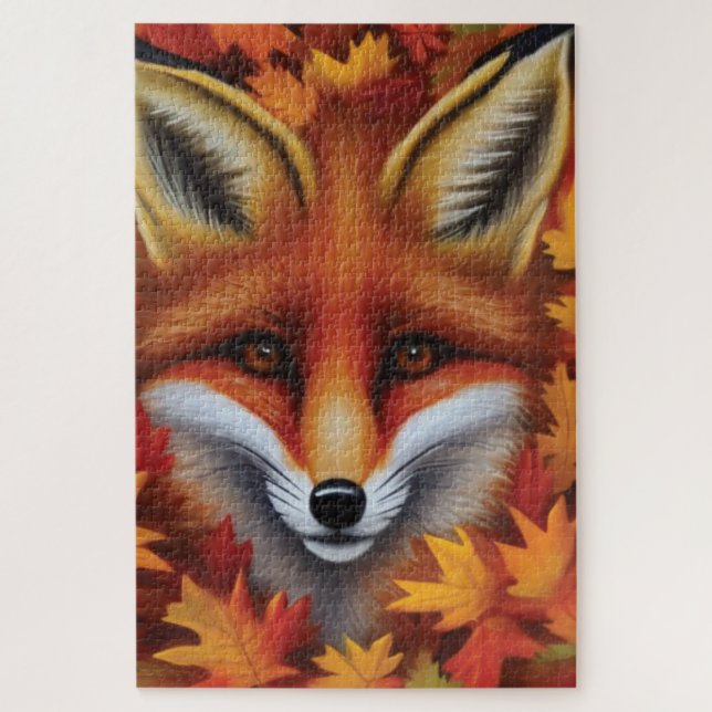 Rotfuchs-Jigsaw-Puzzle Puzzle (Vertikal)