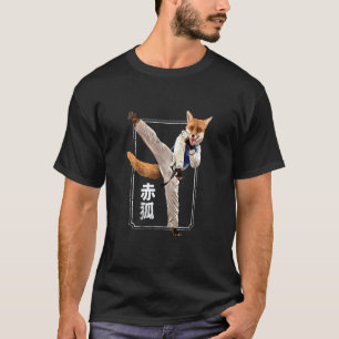 Rotfuchs Kampfsport Karate Kämpfer T-Shirt