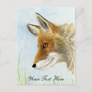 Rotfuchs Postkarte