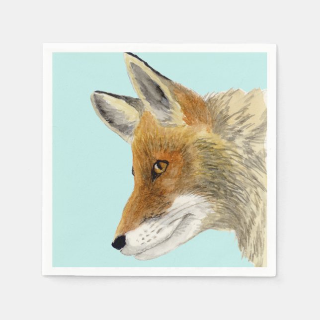 Rotfuchs Serviette (Vorderseite)