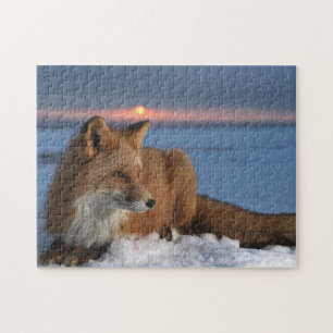 Rotfuchs-Spielpuzzle Puzzle