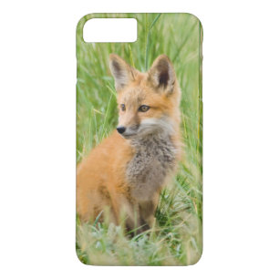 Rotfuchsjunges im Gras nahe dem Bau Case-Mate iPhone Hülle