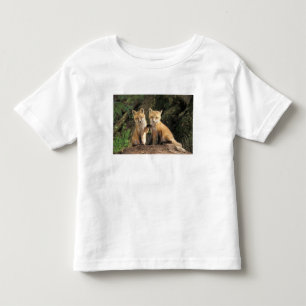 Rotfuchsjunges vor dem Bau (Vulpes vulpes) Kleinkind T-shirt