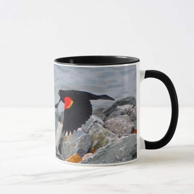 ROTGEFLÜGELTE AMSEL - Tasse (Rechts)