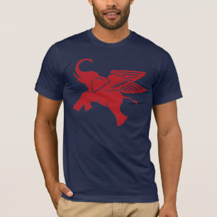 Rotgeflügelter Elefant T-Shirt