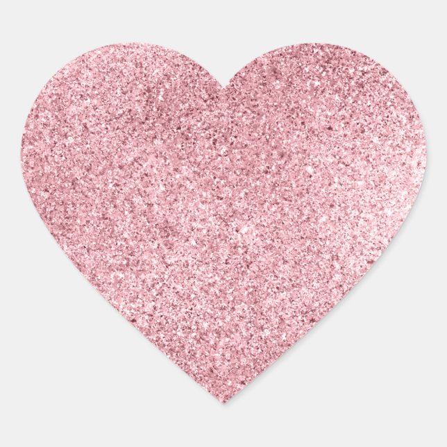 Rotgold Herz-Aufkleber (Vorderseite)