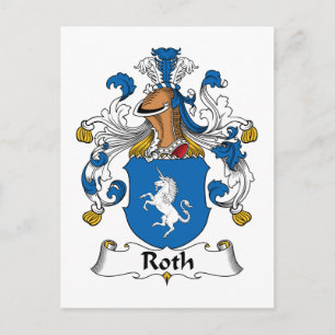 Roth Familienwappen Postkarte