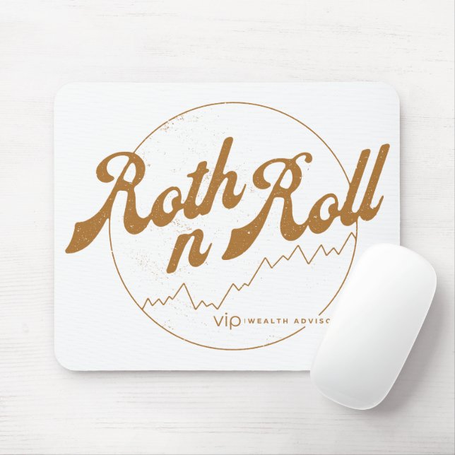 Roth n Roll Finance Humor Mouse Pad Mousepad (Mit Mouse)
