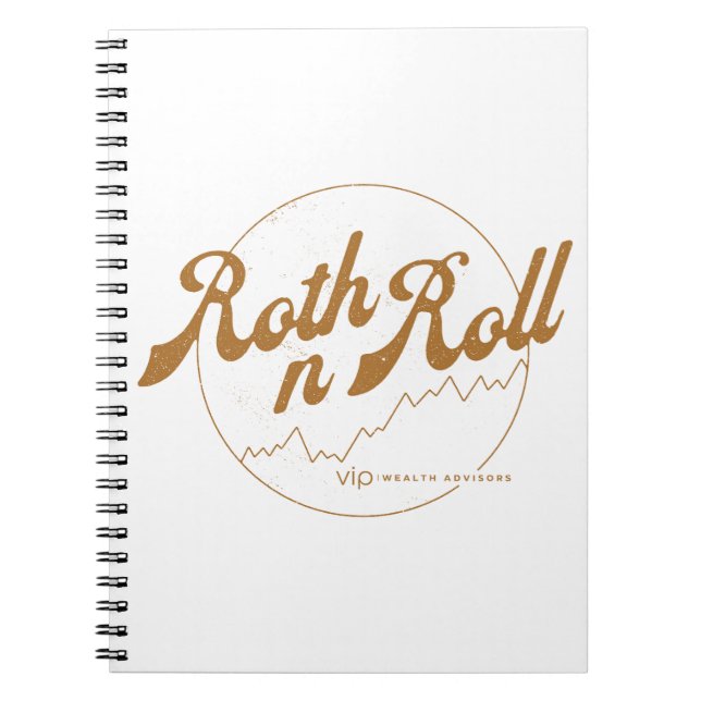 Roth n Roll Finance Humor Notebook Notizblock (Vorderseite)
