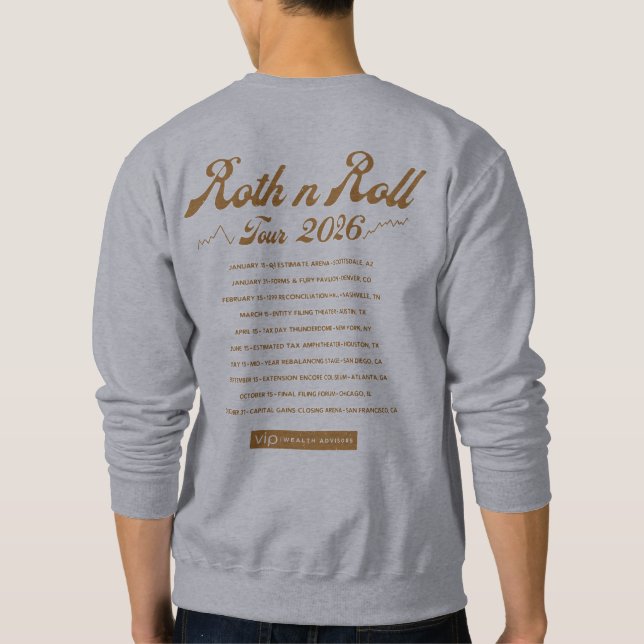 Roth n Roll Sweatshirt (Rückseite)