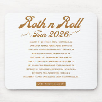 Roth n Roll World Concert Tour Mauspad