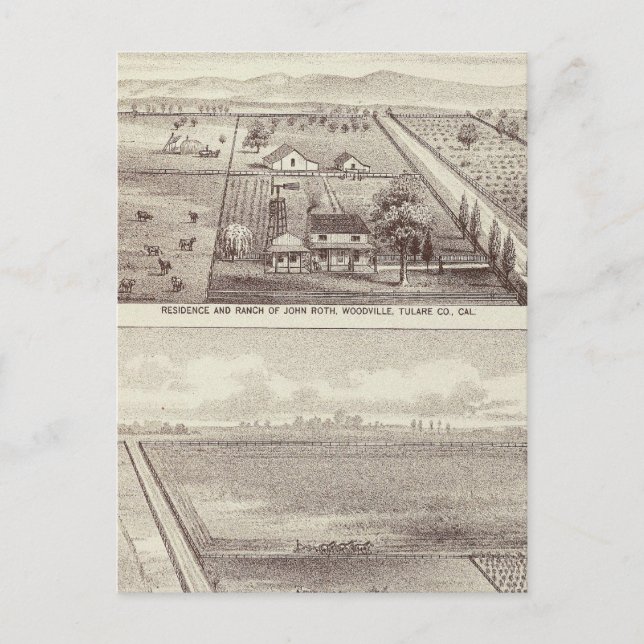 Roth, Scruggs ranches Postkarte (Vorderseite)