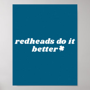 Rothaarige haben am St. Patrick's Day die besseren Poster