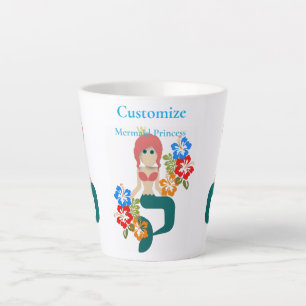 Rothaarige Meerjungfrau Prinzessin Thunder_Cove Milchtasse
