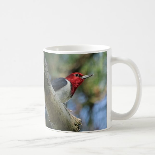 Rothaarige Woodpecker-Tasse Kaffeetasse (Rechts)