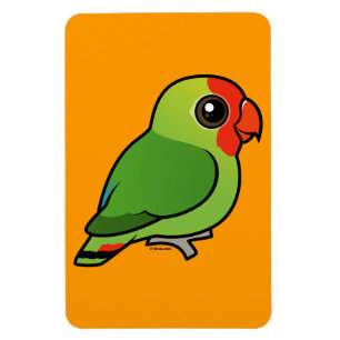 Rothaariger Lovebird Magnet