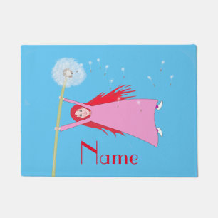 Rothaariger Löwenmädchen Girl Thunder_Cove Fußmatte