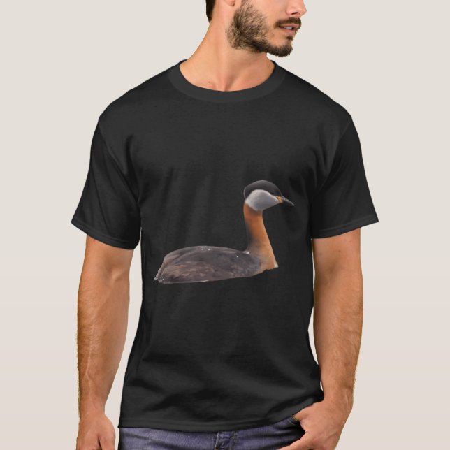 Rothals-Taucher T-Shirt (Vorderseite)