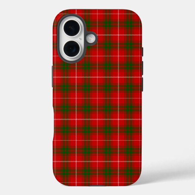 Rothay-Tartan-Rot-Grün-kariert Case-Mate iPhone Hülle (Rückseite)