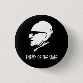 Rothbard Feind des Staat Button