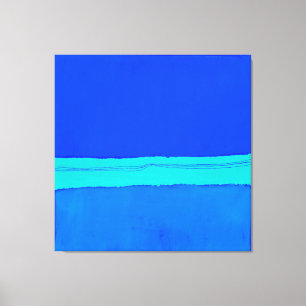 RothBleau Stretched Canvas Print Leinwanddruck