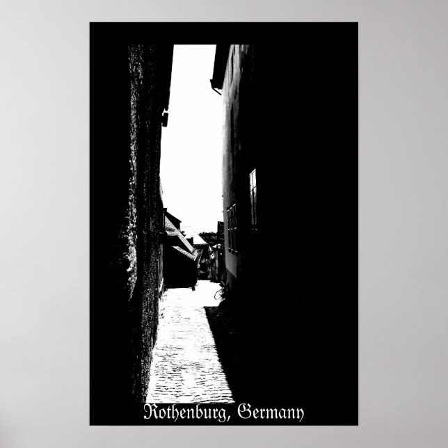 Rothenburg Alley Poster (Vorne)