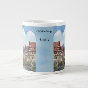 Rothenburg Bavaria, Deutschland Unvergessliche Eri Jumbo-Tasse