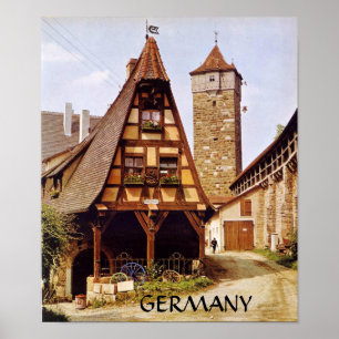ROTHENBURG, DER NICHT NACH DER ZEIT GEHÖRT WIRD, POSTER