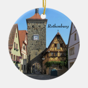 Rothenburg, Deutschland Keramikornament